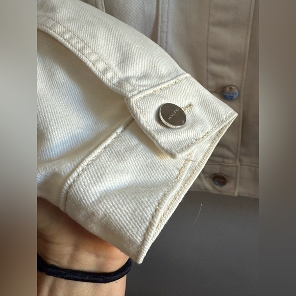 ANINE BING Size XS (oversized) Anine Bing Rory Jacket In Ecru White - Picture 10 of 16